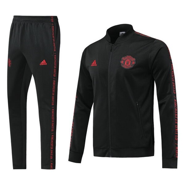 Trainingsanzug Manchester United 2019-20 Schwarz Rote